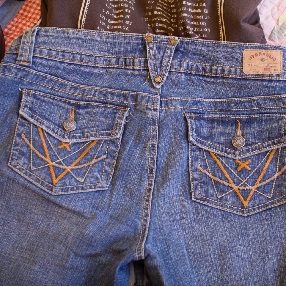 Hydraulic Denim Jean Culottes 7/8 - Picture 3 of 7